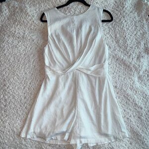 Elegant White Romper